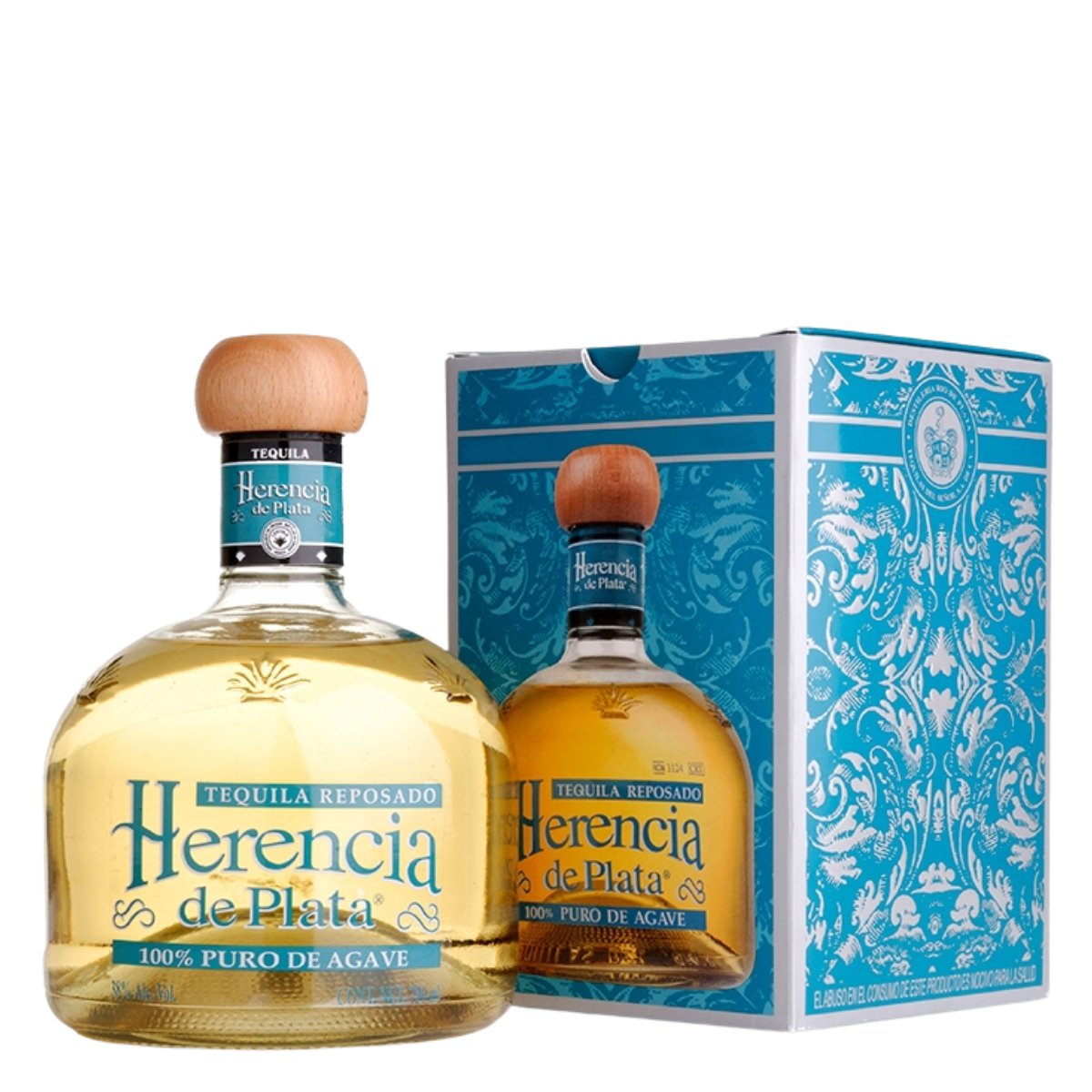 Tequila Herencia de Plata Reposado 100% Agave