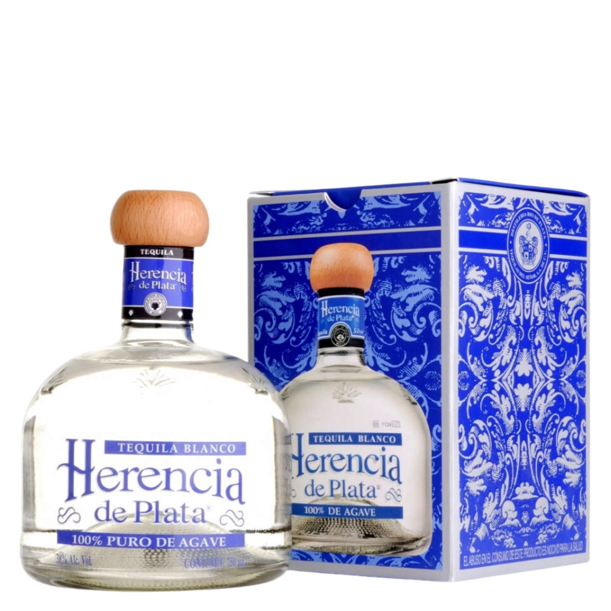 Tequila Herencia de Plata Silver 100% Agave