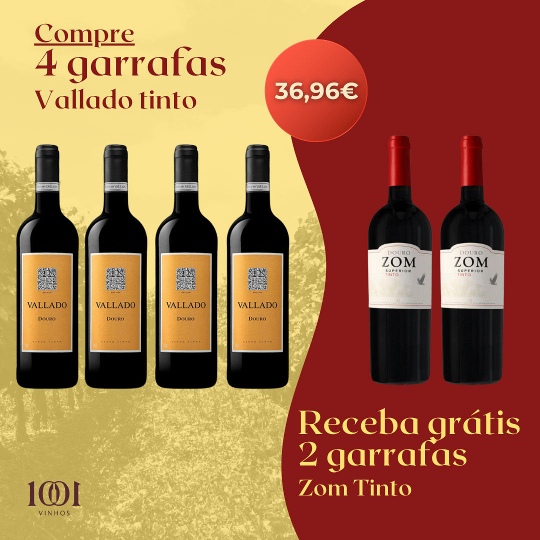 Vallado tinto x4 + 2 Zom oferta