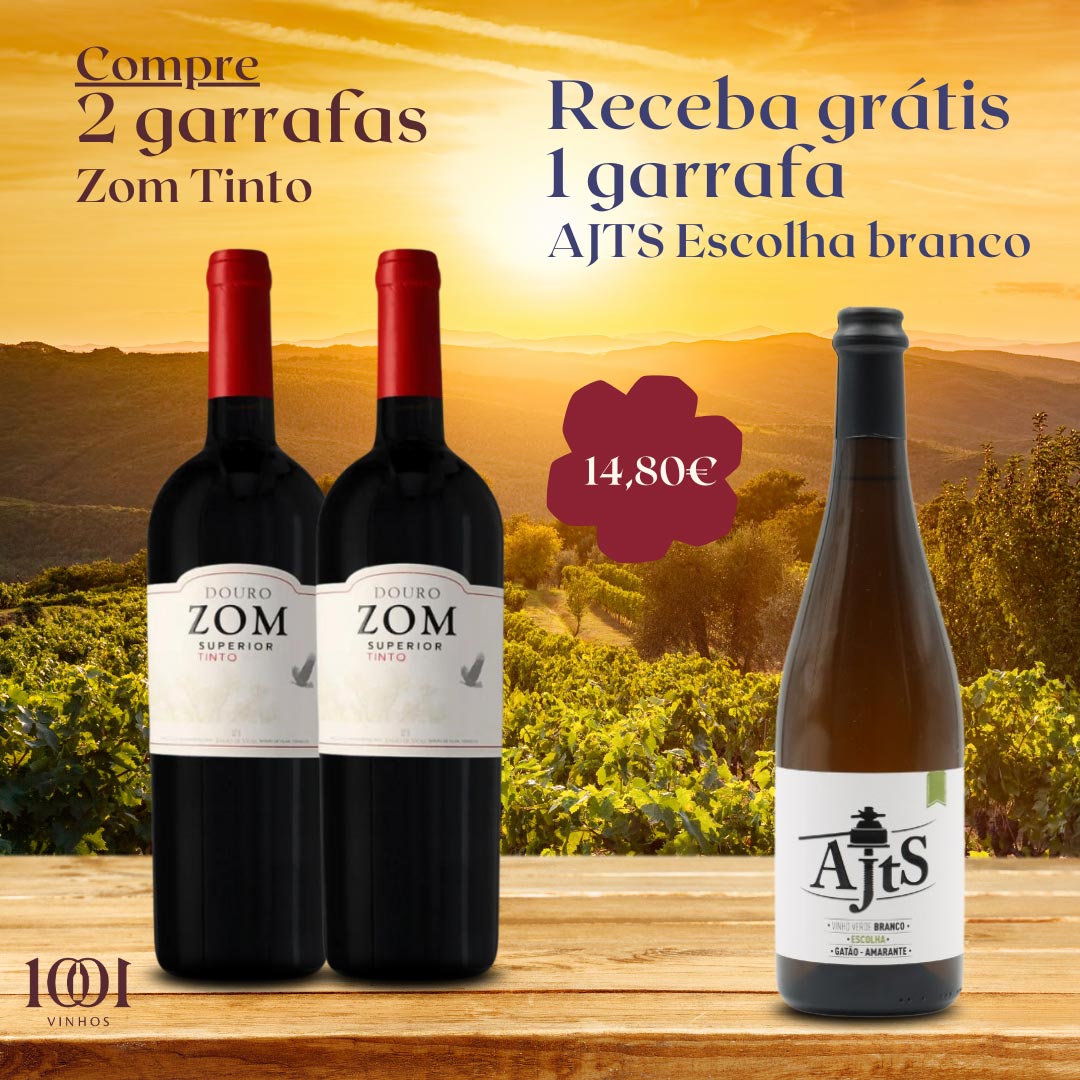 Zom Tinto x2 + 1 AJTS Escolha branco oferta