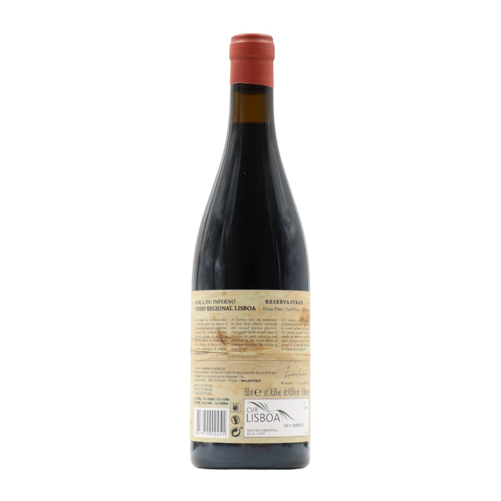 Barca do Inferno Syrah Reserva Tinto