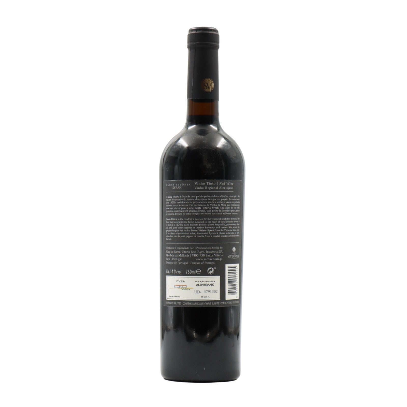Casa de Santa Vitòria Syrah tinto