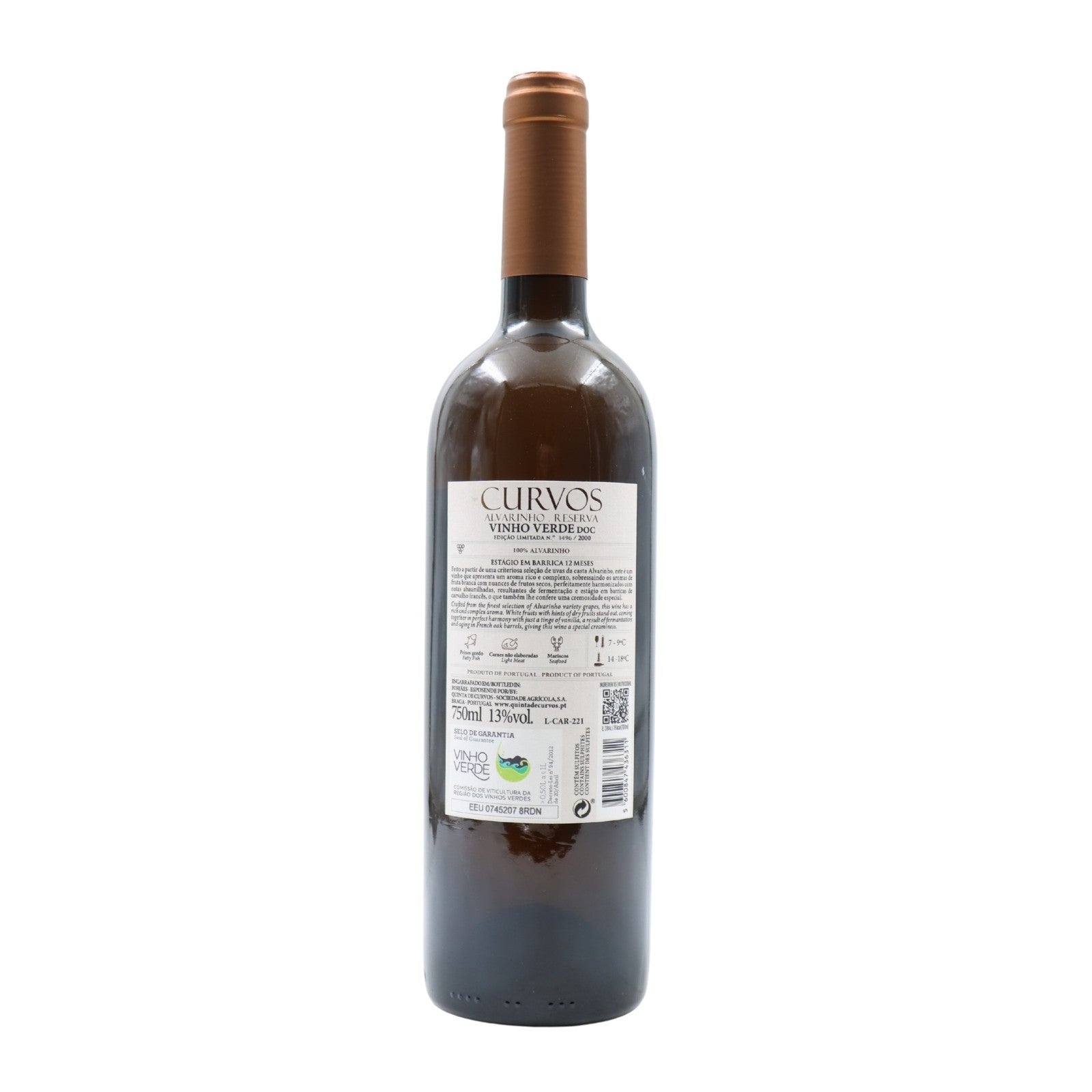 Quinta de Curvos Alvarinho Reserva Branco