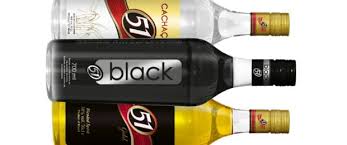 Aguardente Cana Cachaça 51 Black