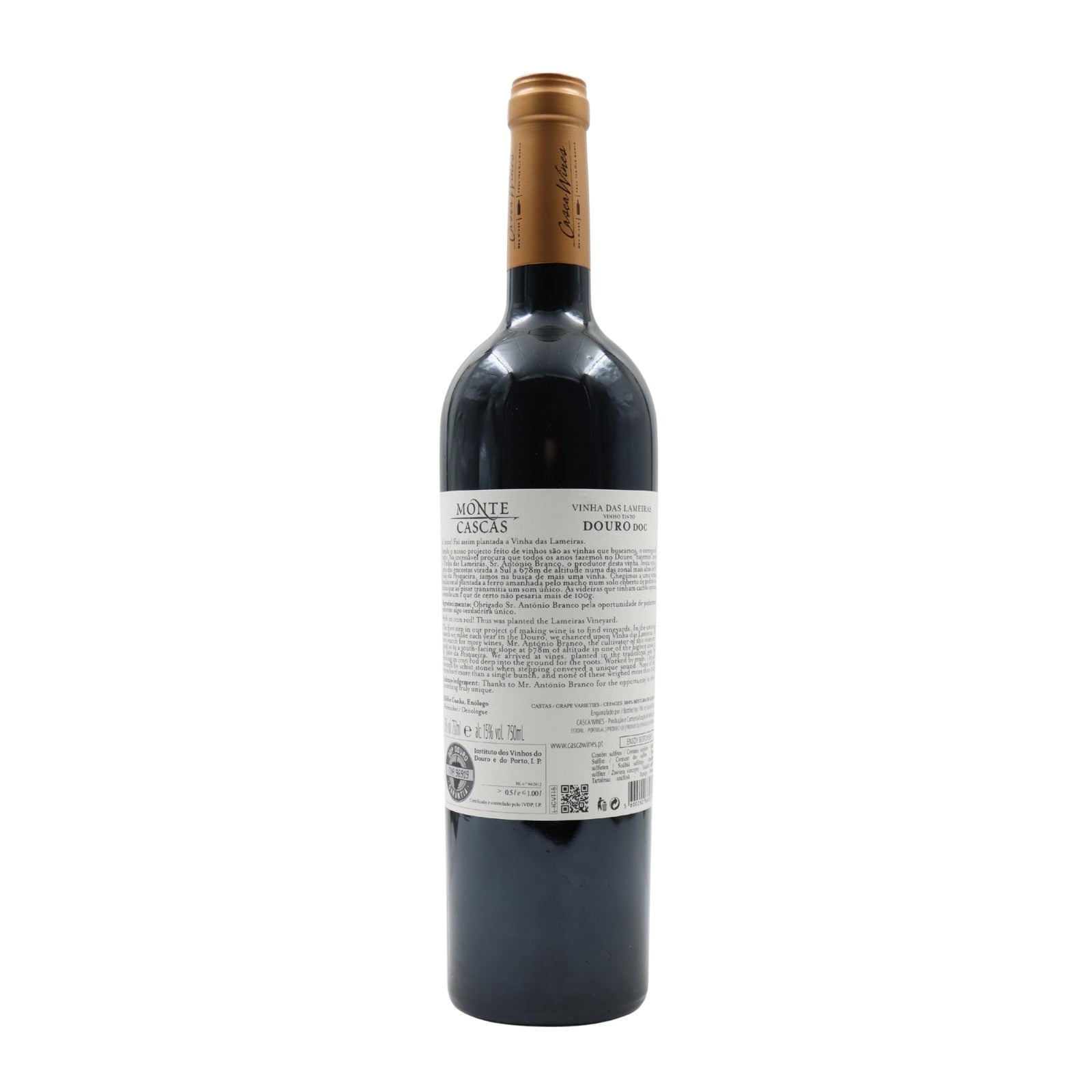 Monte Cascas Douro Vineyard das Lameiras Red 2015