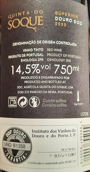 Quinta Do Soque Superior Tinto