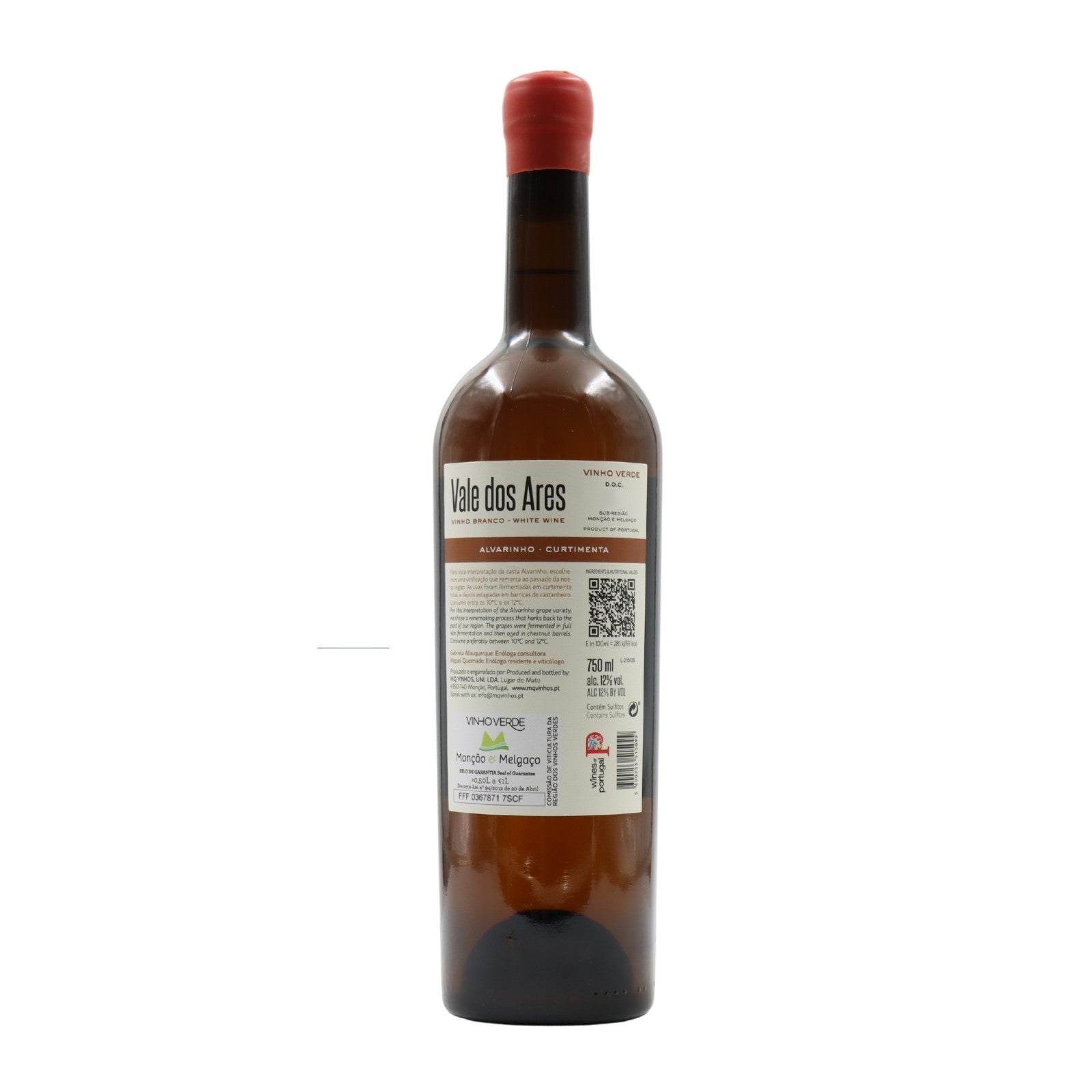 Vale dos Ares Alvarinho Curtimenta Branco