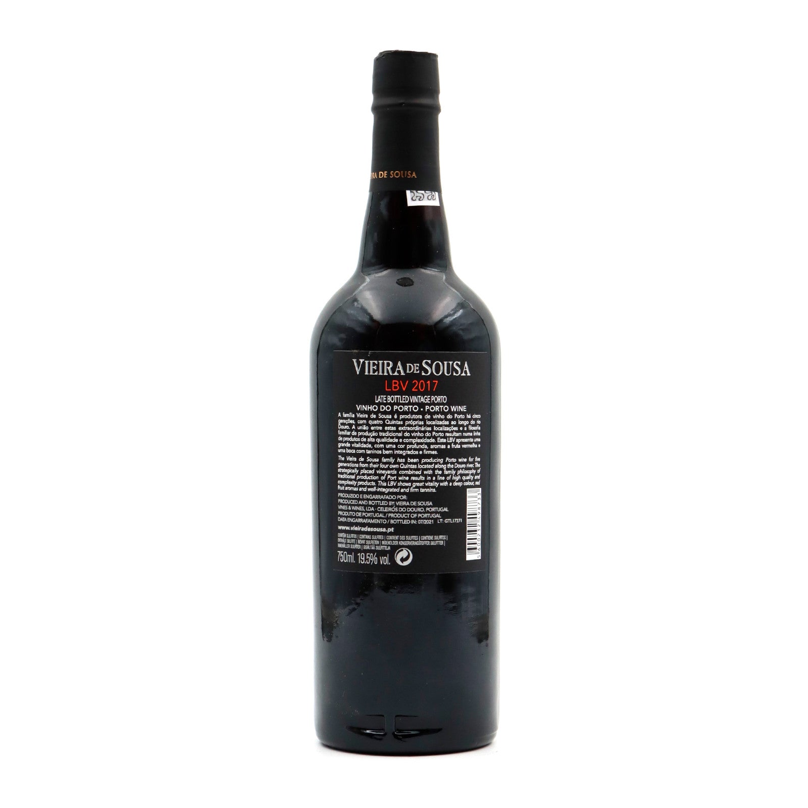 Vieira De Sousa LBV Unfilttered 2018 1.5 Lt  c/cx individual